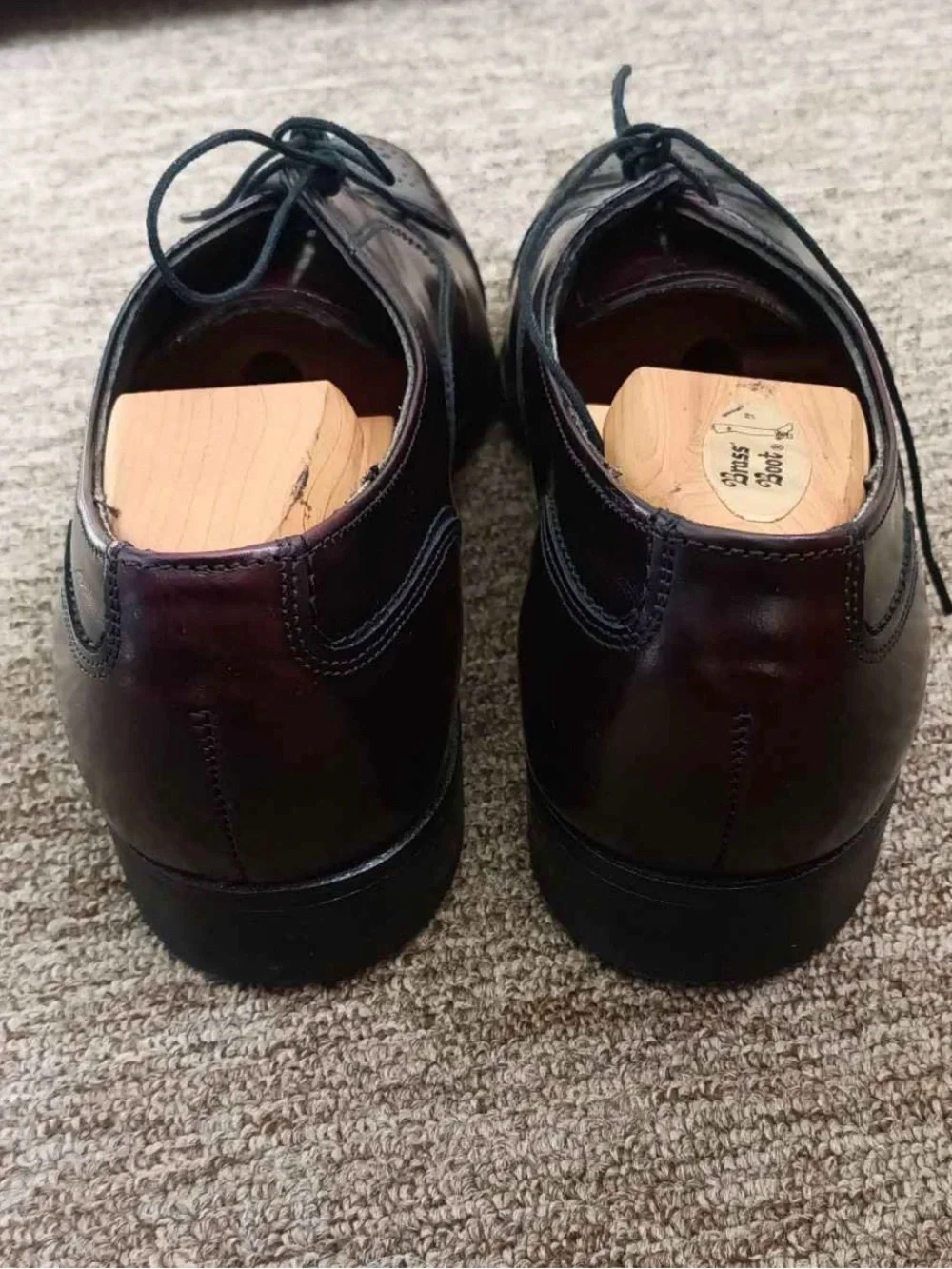 Dexter made in USA leather sole men's dress shoes size 10